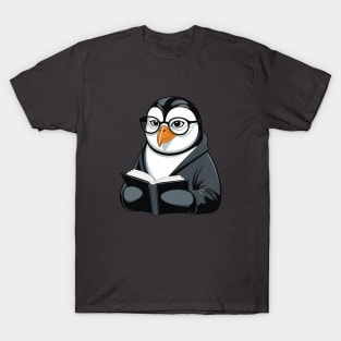 Librarian Penguin T-Shirt